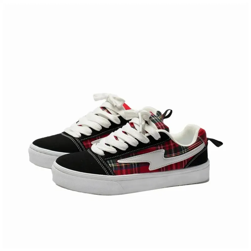 OAOQ Slip Resistant Cushioning Abrasion Resistant Lightweight Breathable Low Top Skateboard Shoes Unisex-8