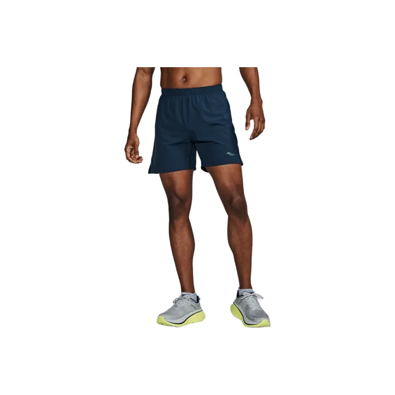 Saucony Outpace 5 Casual Shorts Men's Blue-0