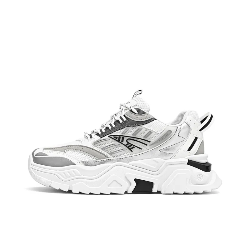 Dao Tu Sen Shock Absorbers With Slip Resistant And Abrasion Resistant Properties Low Top Chunky Sneakers Men's-5