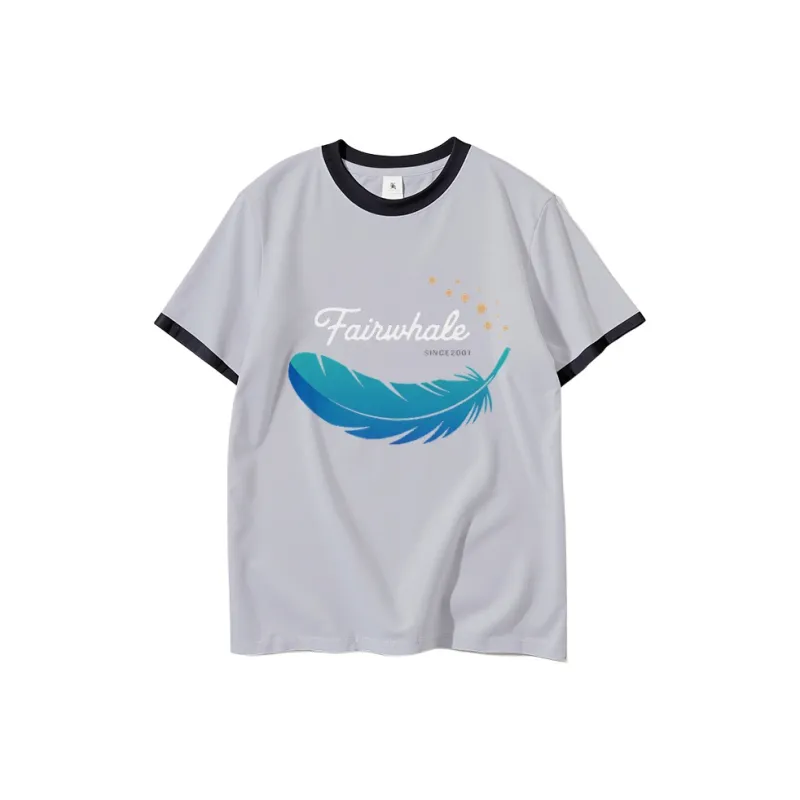 FAIRWHALE Drop Shoulder Sleeve T Shirt Women's-20