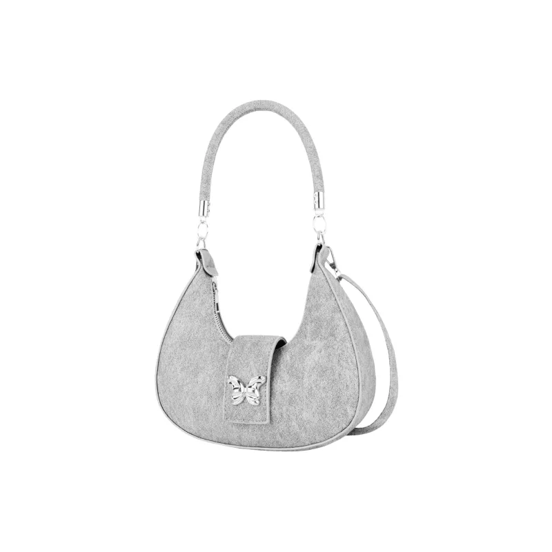 UNITE STAR PU Handbag, Shoulder Bag Women's Blue/Gray/Black-4