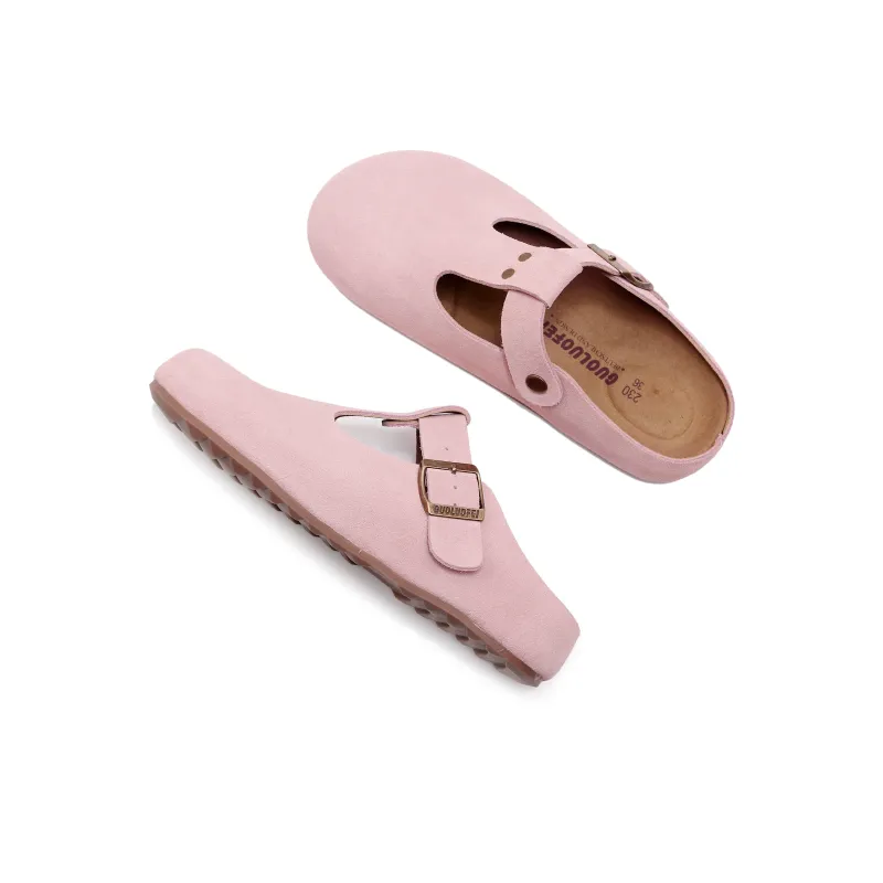 Golofi Rubber Sole Slip Resistant Closed Toe Slippers Women's-21