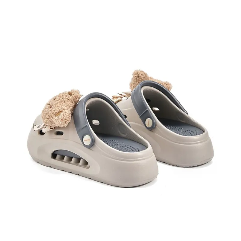 DAPHNE Clogs Women's Khaki Gray Blue-2