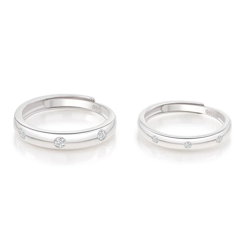 AJIDOU 925 Sterling Silver Rings Unisex-2