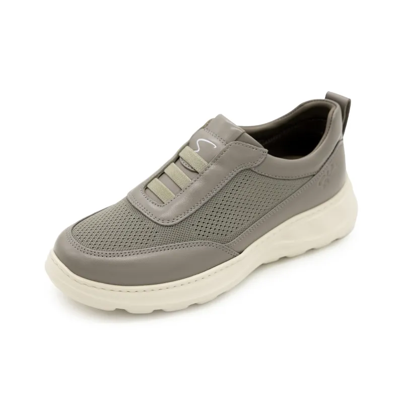 Satchi Slip Resistant, Abrasion Resistant, Breathable Low Top Casual Shoes, Slip on Men's Gray-2
