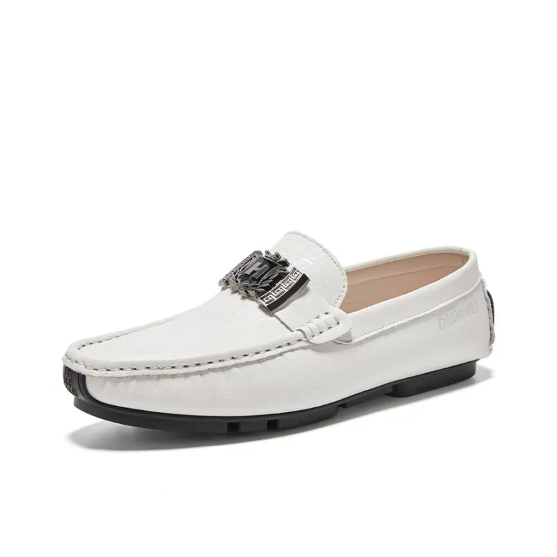 Dunnu Loafers Men White-5