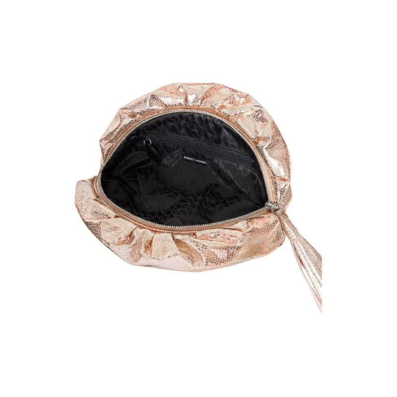REBECCA MINKOFF Leather Clutch Women's Rose Gold-2
