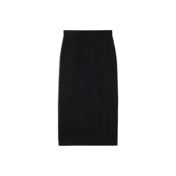GUCCI FW25 Casual Long Skirt Women's Black