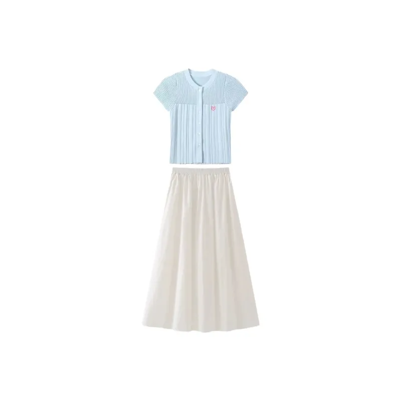 XIAOJUCHUANLI Skirt Set Women's-0