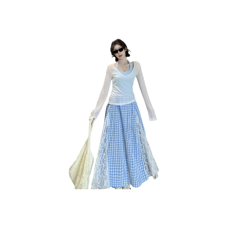 XIANSINIAO Two Piece Skirt Sets Women's-6