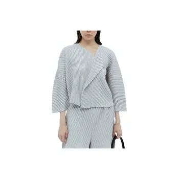 ISSEY MIYAKE Sweater Women's Gray