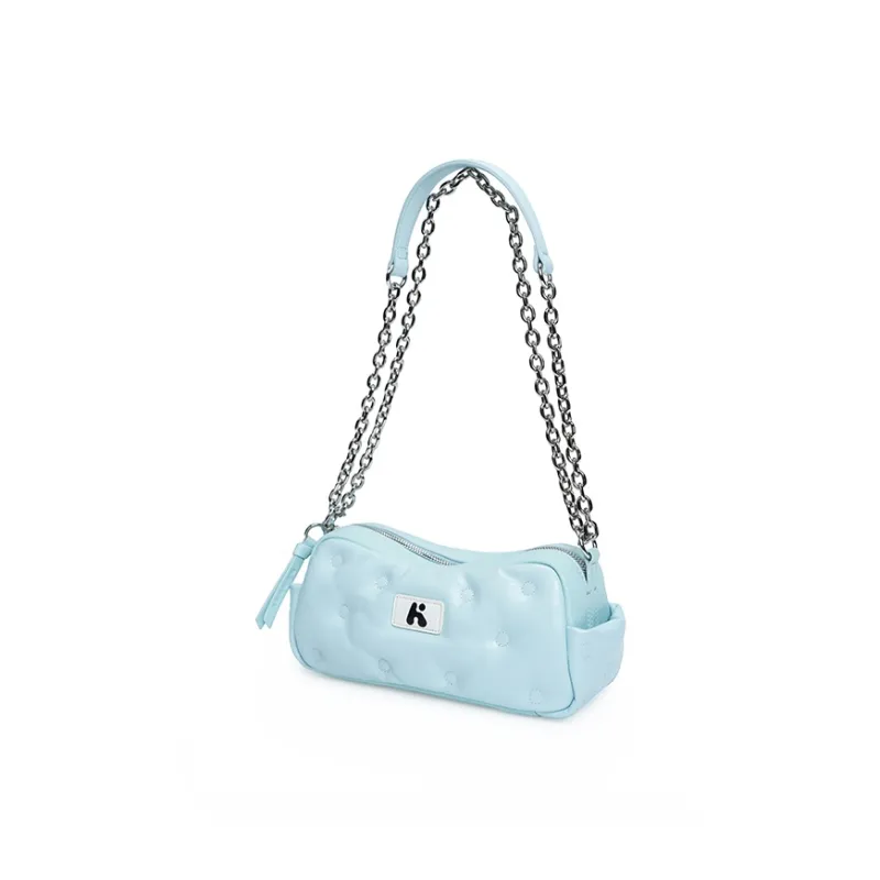Karkki Top Grain Cow Leather Shoulder Bag Small Size Women's Multicolor-14