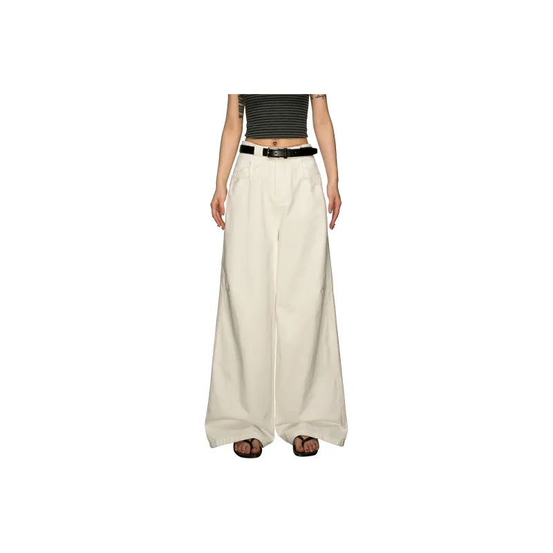 Aaisup Jeans Women's White-1