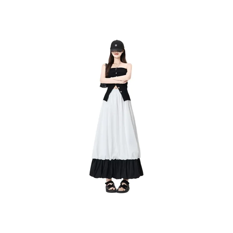Mu Xiao Xin Casual Long Skirt Women's-3