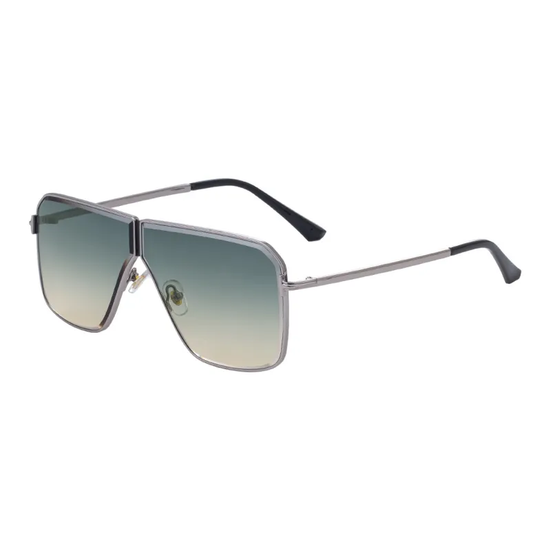 YALMY Metal Irregular Shape Sunglasses Unisex-5