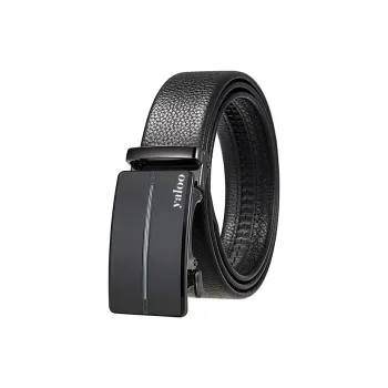 Yalu Top Grain Cow Leather Belts Men's Width 3.5CM