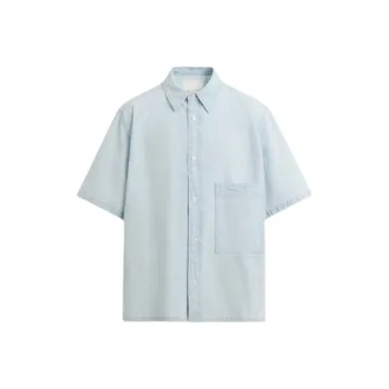 ZARA Shirts Men Light Blue