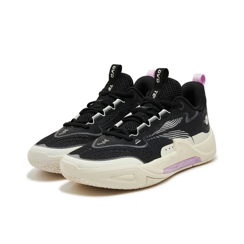 361° DVD Team2.0 SE Slip Resistant, Abrasion Resistant, Breathable Low Top Basketball Shoes Men's Black Rice-2