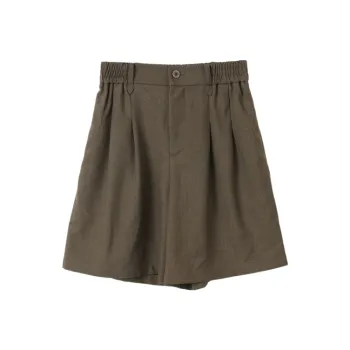SETIROM Casual Shorts Women's Olive Brown