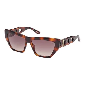 GUESS Injection Square Sunglasses Women's Tortoiseshell