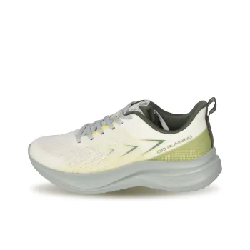 QIAODAN Abrasion Resistant Slip Resistant Low Top Casual Running Shoes Men's Ivory Light Mist Green