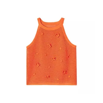 MASFER.SU Tank Tops Women's Orange Barbie