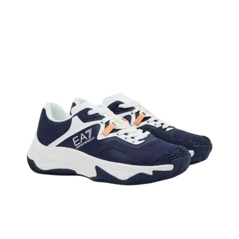 EMPORIO ARMANI EA7 Low Top Casual Shoes Unisex Dark Blue-2