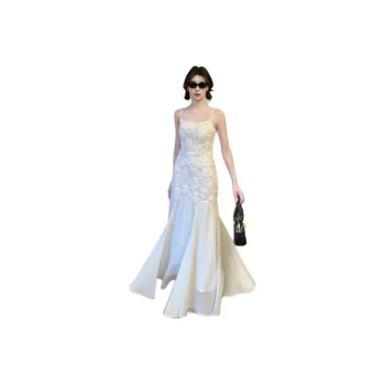 XIANSINIAO Slip Dresses Women's Floral Mermaid Camisole Dress