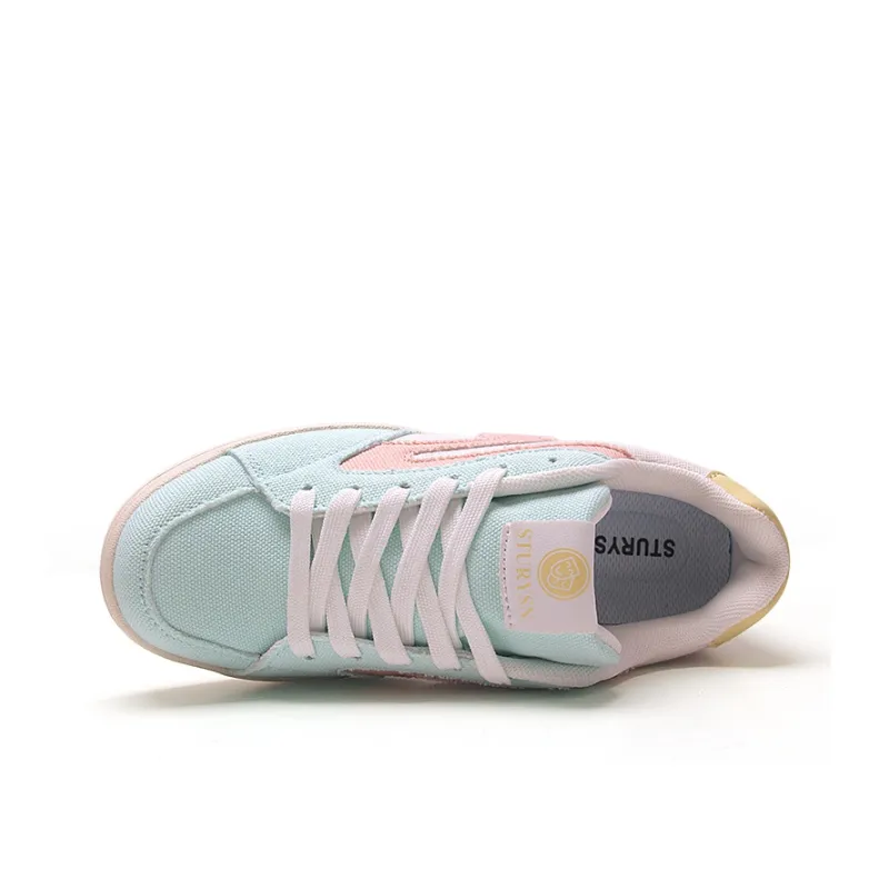 STUR YSN Low Top Skateboard Shoes Women's Moon Pink-4