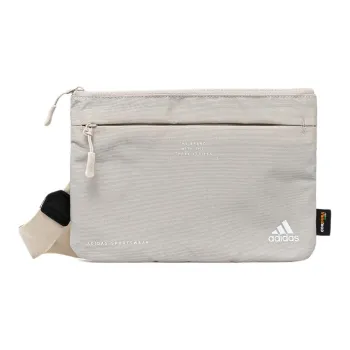 Adidas Recycled Polyamide Crossbody Bag, Shoulder Bag Unisex Gray
