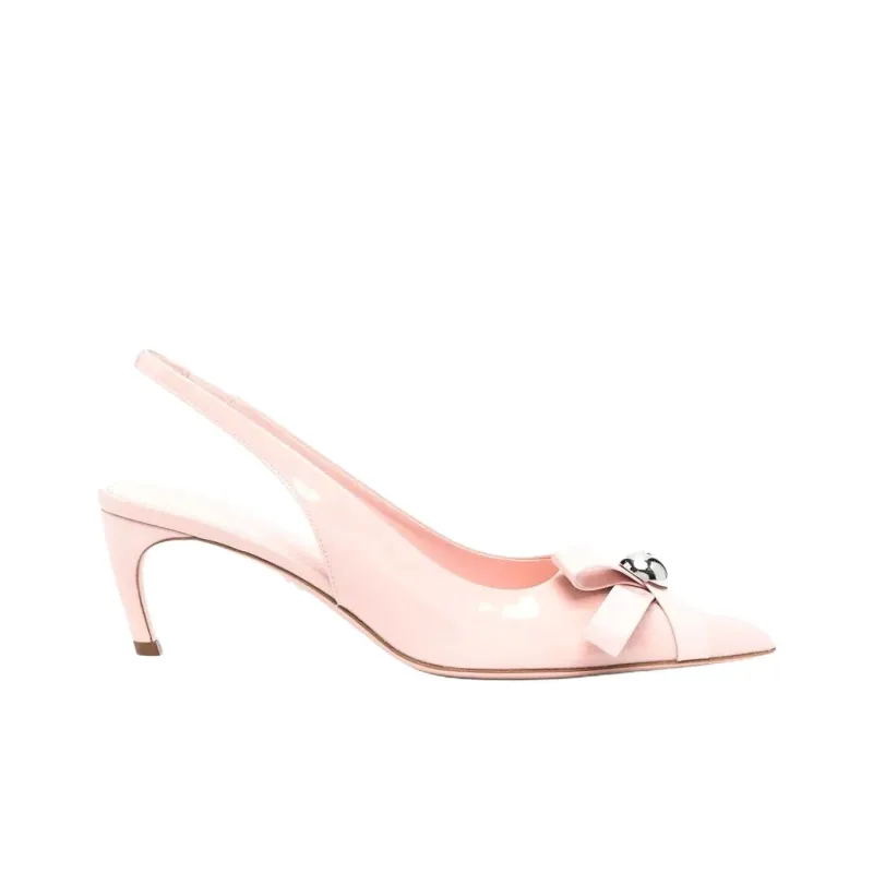 FERRAGAMO Slim Heel High Heels Women's Pink-1