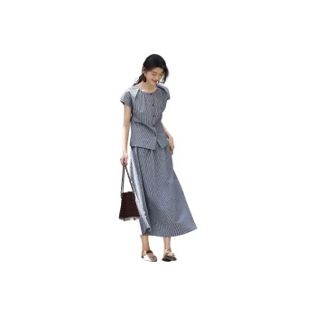 XWI Two Piece Skirt Sets Women's Navy Blue
