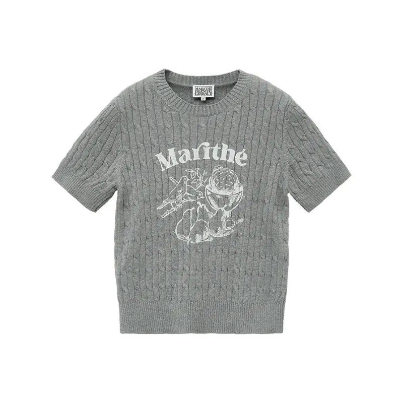 MARITHE FRANCOIS GIRBAUD Short Sleeved Knitwear Women's-3