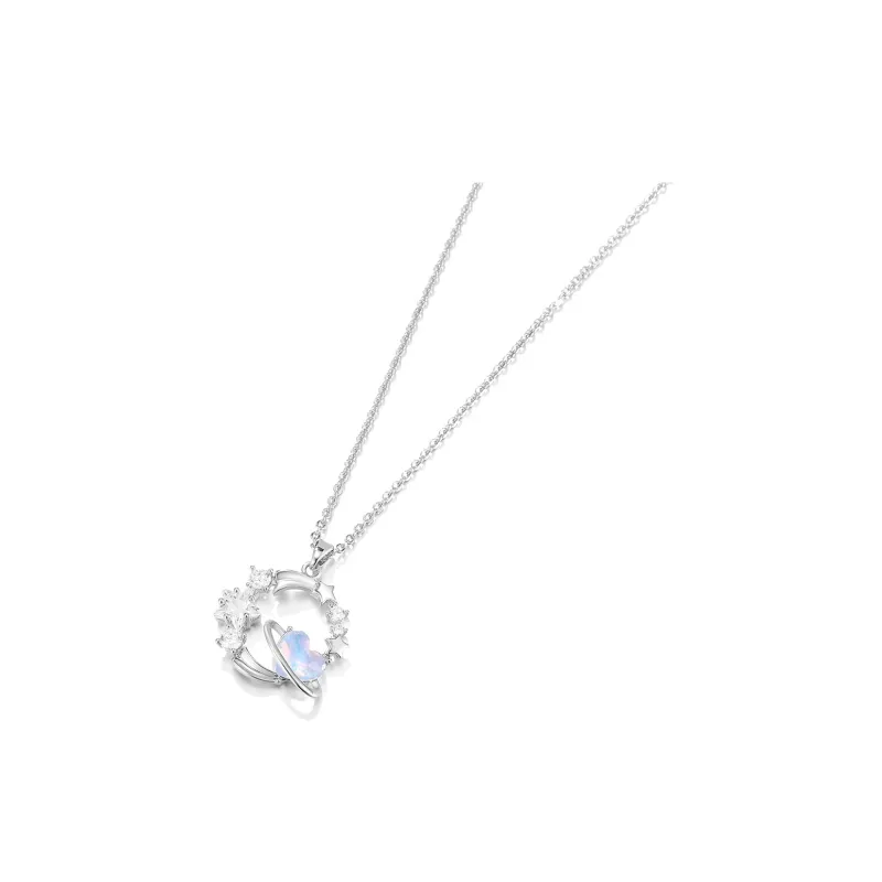 Clect Synthetic Cubic Zirconia Necklaces Women's-1