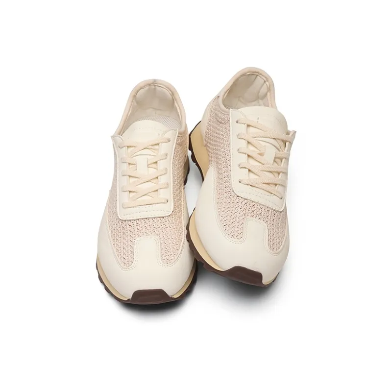 Angelmi Abrasion Resistant, Breathable, Lightweight Low Top Casual Shoes Men's Antique White-2