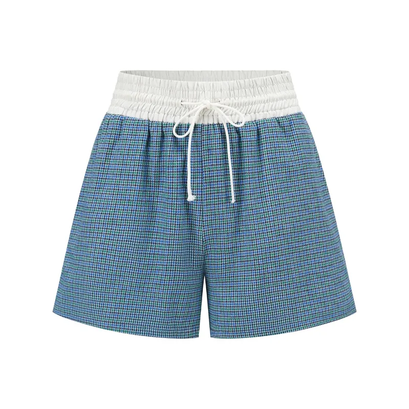 AXYPAGES Casual Shorts Women's Lake Blue-2