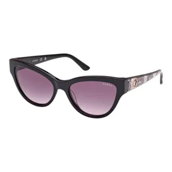 GUESS Acetate Cat Eye Sunglasses Women's Black