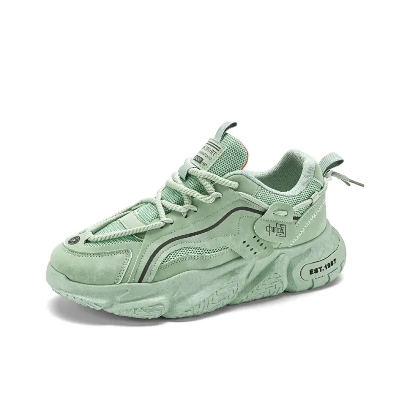 Dao Tu Sen Shock Absorbers Slip Resistant, Abrasion Resistant, Breathable Low Top Chunky Sneakers Men's-1