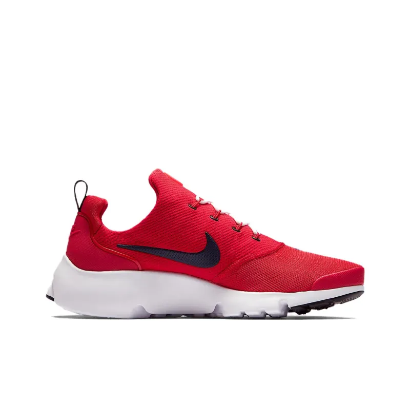 Nike Presto Fly Abrasion Resistant Slip Resistant Low Top Casual Shoes Men's Red-1