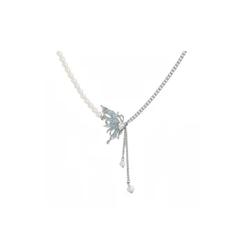 Barbie Alloy Necklaces Women's Silver