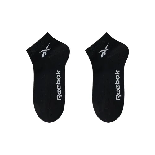 Reebok No Show Socks Unisex 2 Pack Black