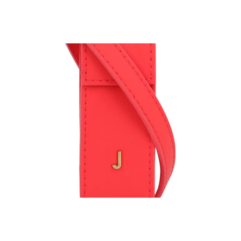 Jacquemus Calfskin Shoulder Bag Women's Red-3
