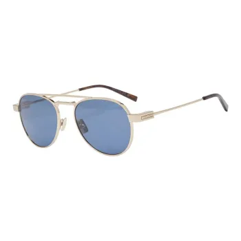 SAINT LAURENT Metal Nylon Aviator Sunglasses Unisex Gold