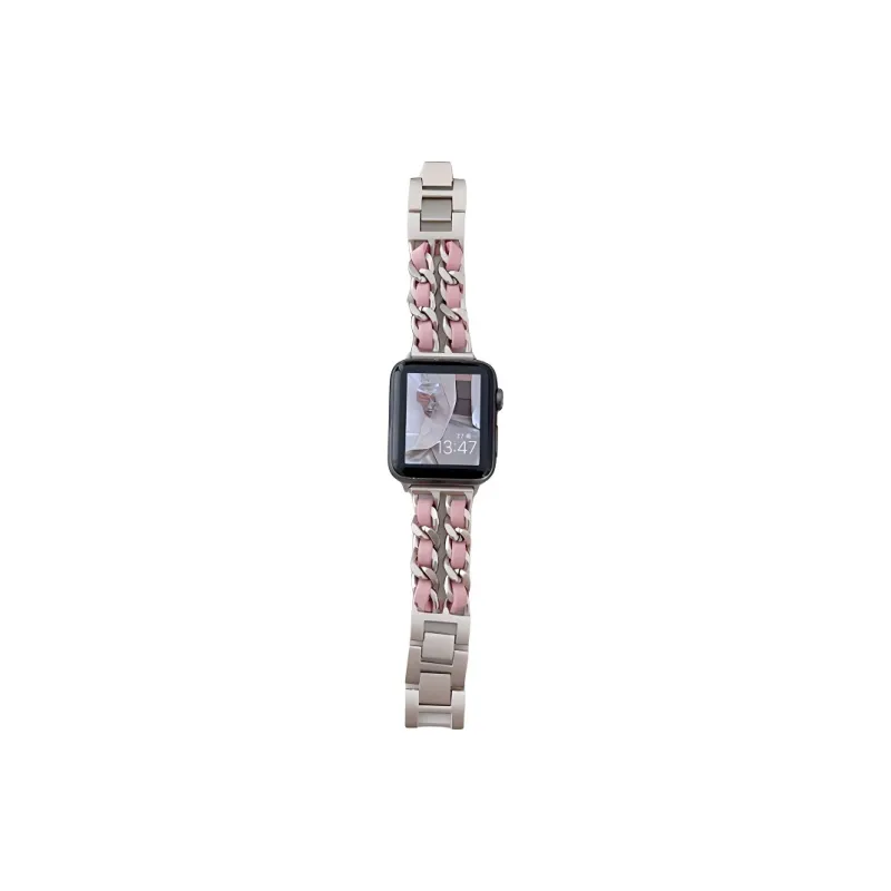 KVZUVUU Apple Compatibility Watch Band Metal-2