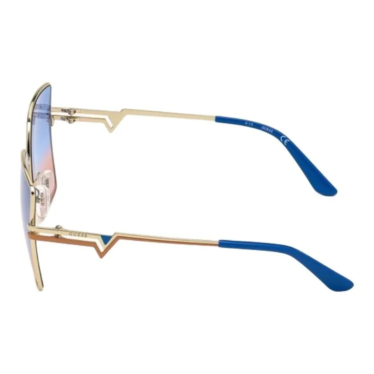 GUESS Butterfly Sunglasses Women's Gold-1