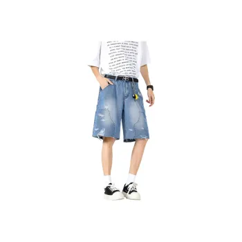 BENGEN Denim Shorts Unisex