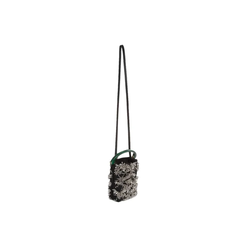 DRIES VAN NOTEN Leather Shoulder Bag, Crossbody Bag, Handbag Women's Black-2