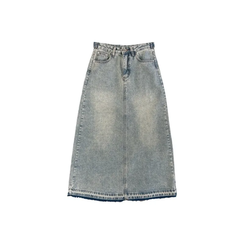 Gentle Welcome Denim Long Skirt Women's-0