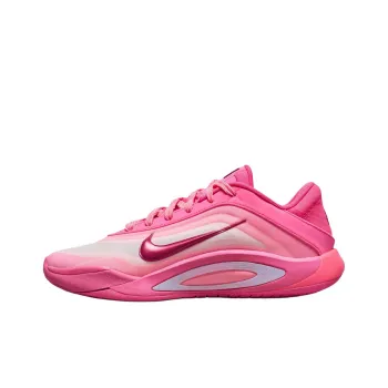 Nike A'One Anti Slip Wear Resistant Low Top Basketball Shoes Unisex Pink