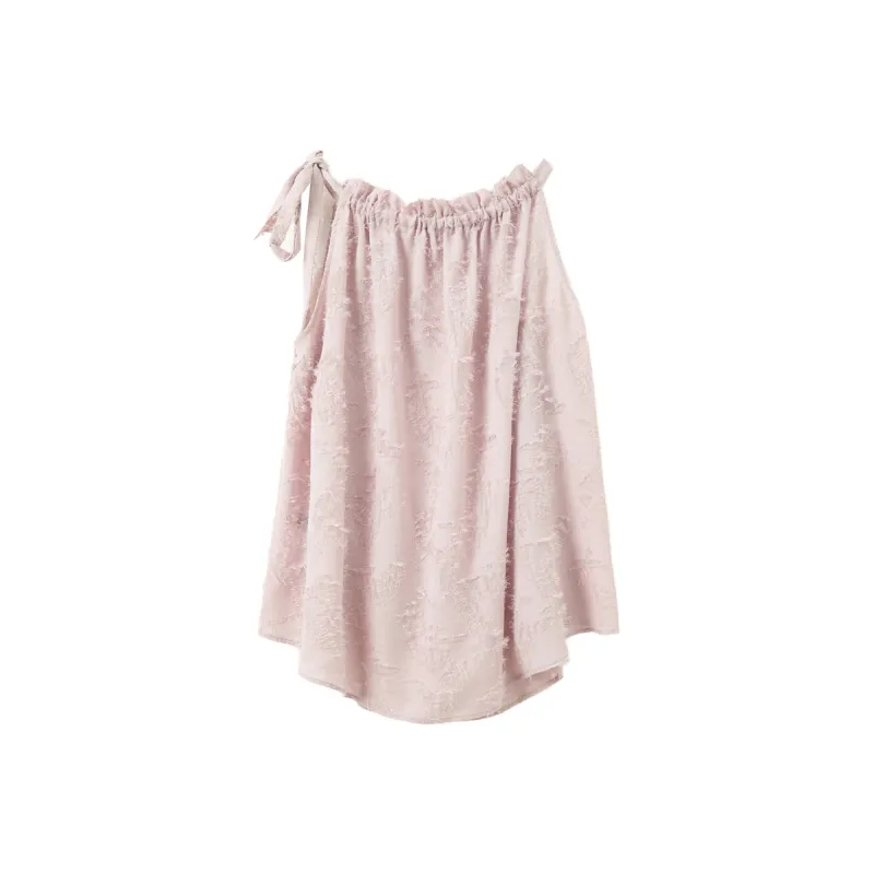 3COLOUR Chiffon Shirts Women's Smoke Pink-1